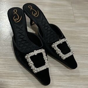 Sam Edelman BRIT LUSTER KITTEN HEEL MULE